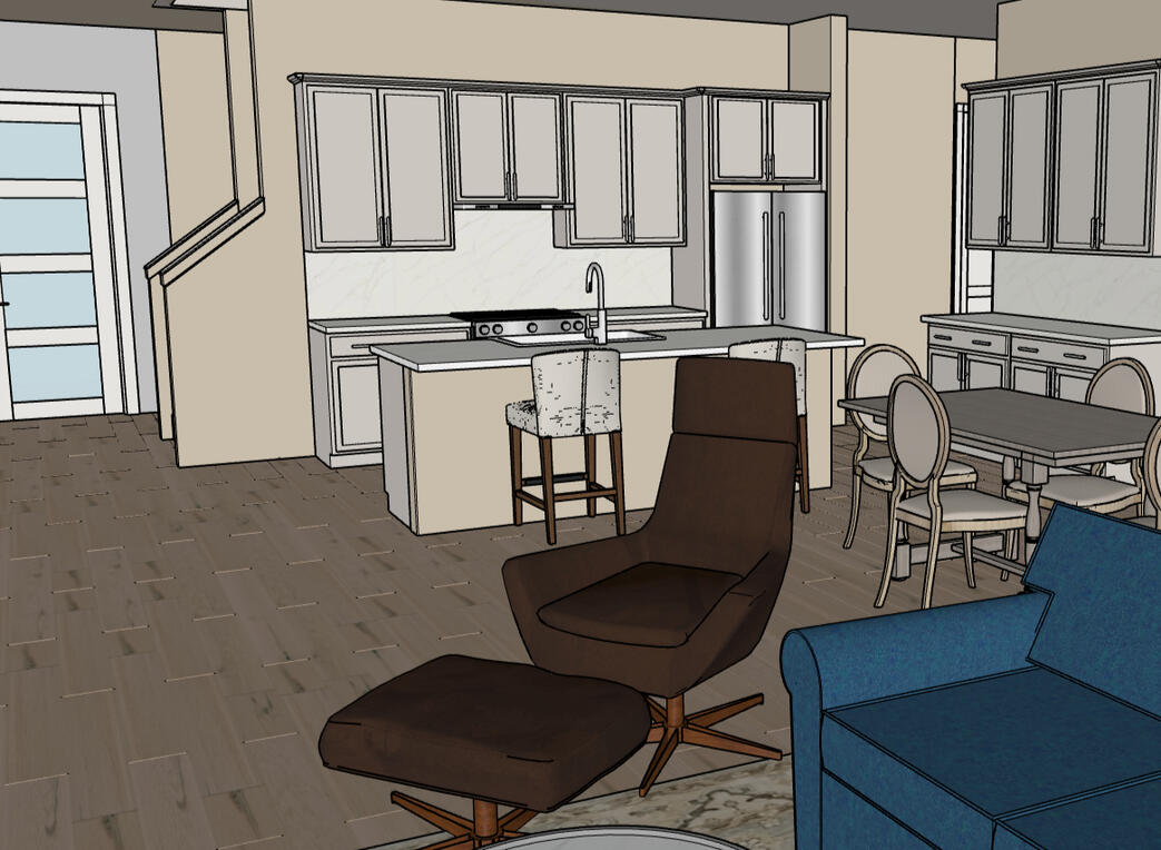 Model View - Living Room Corner